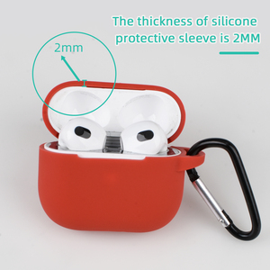 <span class=keywords><strong>เคส</strong></span>ซิลิโคนสำหรับหูฟัง airpod Gen <span class=keywords><strong>3</strong></span><span class=keywords><strong>เคส</strong></span><span class=keywords><strong>ชาร์จ</strong></span>พร้อมพวงกุญแจแบบมีตะขอสำหรับ airpod <span class=keywords><strong>3</strong></span><span class=keywords><strong>เคส</strong></span> - Product Image 4