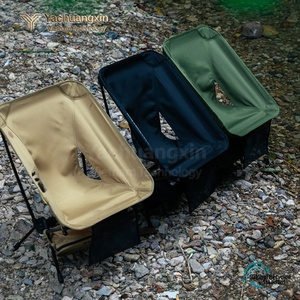 Chaise de camping pliable légère, en tissu Oxford, design minimaliste, portable, pour la plage et le jardin, avec sac de transport - Product Image 5