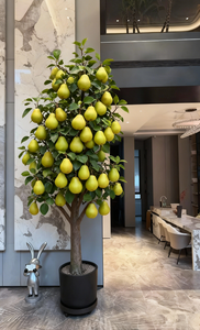 Árbol de Flores de Pera Artificial, Árbol de los Deseos con Flores Reales para Bodas, Hoteles, Centros Comerciales, Restaurantes, Decoración de Interiores y Exteriores - Product Image 3
