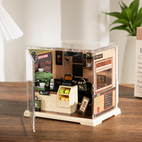 Offre Spéciale : Kit de Bricolage Maison de Poupée Miniature 3D avec Lumières LED – Puzzle Créatif pour Adultes – Cadeau Idéal – MOQ 1 – Livraison Directe
