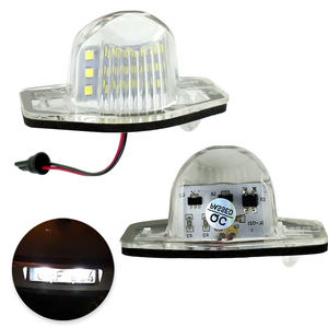 Lumière de plaque d'immatriculation Led sans erreur pour Honda Logo 3D Stream Odyssey 5D Jazz inteligente HR-V <span class=keywords><strong>FR</strong></span>-V CR-V led lumières de voiture lampe de plaque - Product Image 2