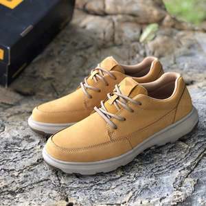 Sepatu Sneakers kulit <span class=keywords><strong>Fashion</strong></span> kustom pria merek terkenal sepatu kasual antiair antiselip untuk penggunaan musim semi musim gugur dan musim dingin - Product Image 5