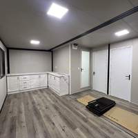 Casa Contenedor Expandible de Alta Seguridad, Resistente a Huracanes, de 3 Dormitorios, con Lavandería Separada, para Hogar Modular con Encimera de Cuarzo