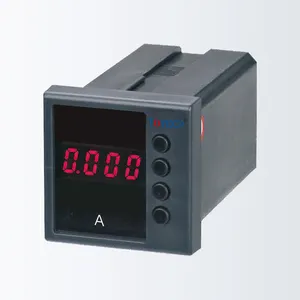 Wenzhou Supplier Mini Electric Ampere Meter Single Phase Ammeter LCD Digital Display Current Panel Energy Meter (48*48mm)