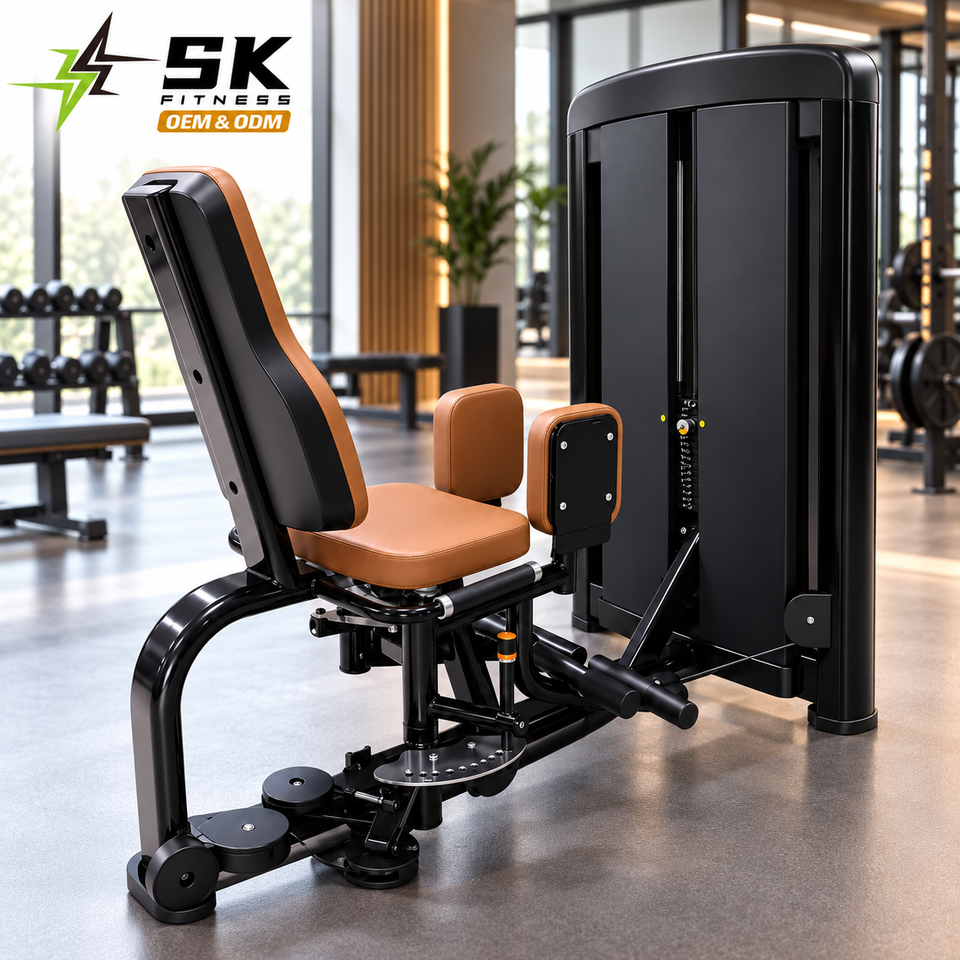 SK-LZN9 Pin Loaded Hip Adductor Machine With Adjustable Seat Leg Pads ...