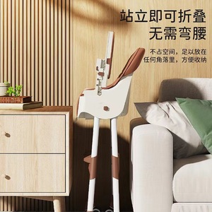 Seggiolone Pappa per Bambini in Plastica Multifunzione Pieghevole 3 in <span class=keywords><strong>1</strong></span>, <span class=keywords><strong>Sedia</strong></span> da Pranzo per Neonati con Altezza Regolabile - Product Image 3