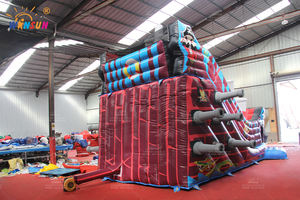 Acorazado pirata inflable doble tobogán fiesta al aire libre, evento Festival Día de Año Nuevo venta hogar Parque de Atracciones alquiler 2026 - Product Image 6