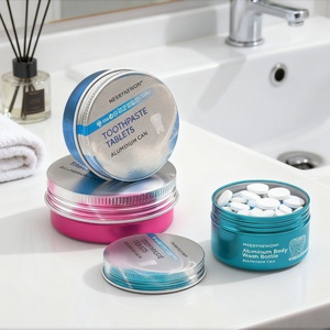 Latas de Aluminio Personalizables para Tabletas de Pasta de Dientes |   Envases Metálicos Ecológicos - Product Image 1