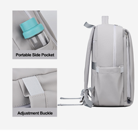 Sac à dos USB étanche unisexe avec fermeture éclair tendance Logo personnalisé Doublure en toile-Sac Oxford élégant pour étudiants à usage professionnel