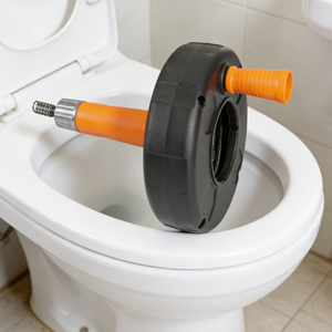 Desatascador <span class=keywords><strong>de</strong></span> inodoros y bañeras <span class=keywords><strong>de</strong></span> alta calidad OEM, herramientas manuales en espiral para limpieza <span class=keywords><strong>de</strong></span> tuberías <span class=keywords><strong>de</strong></span> drenaje, color amarillo - Product Image 6