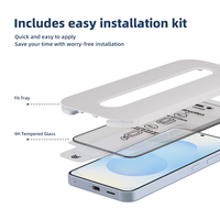Protection d'écran en verre trempé pour téléphone, application facile sans poussière, personnalisable en gros, pour Xiaomi Redmi Turbo 4 Pro