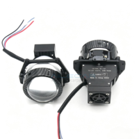 Projecteurs LED pour voiture 3 pouces 6000K, 60W feux de croisement/70W feux de route, 6300/7300 Lumens, puce LED en aluminium, ajustement universel
