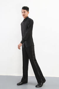 Pantalones elásticos de baile de salón Latino Traje de baile de jazz profesional Ropa de baile de <span class=keywords><strong>salsa</strong></span> moderna - Product Image 4