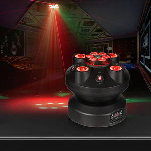 RGBW 120W LED Laser Stage Lights Disco Party Night Club Proyector de haz colorido giratorio con modo de control DMX512 - Product Image 3