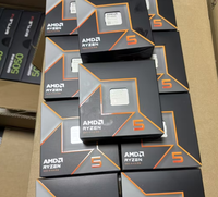 Pour processeur AMD Ryzen 5 9600X, neuf en boîte, processeur de bureau d'occasion, 6C12T AM5 65W Zen5, puce d'ordinateur de jeu