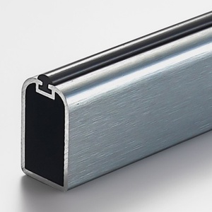 GQK Modern Aluminum Support <b>Rail</b> <b>Wall</b>-Mounted End Bracket for Home Office Bedroom Hospital School Supermarket Hotel Warehouse - Product Image 1