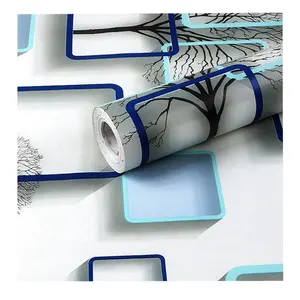 Groothandel Topklasse 3d Wall Paper Sticker Zelfklevende Behang/Wallcoating Roll Voor Interieur Muur/Meubels Decoratie