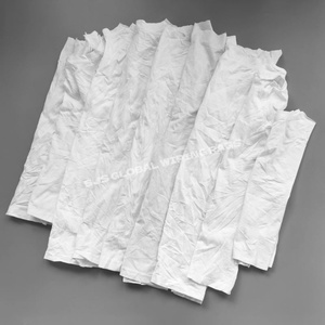 Trapos de Pintor de Algodón Blanco Lavado Premium, Paños de Limpieza de Camisetas Blancas, Trapos de Algodón 100% para Limpieza Industrial - Product Image 1