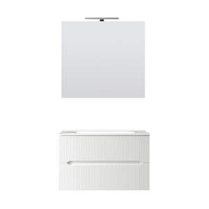 Mueble de Baño Colgante de Pared Stick Line 50 cm Verde Bosque - Product Image 1