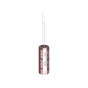 ตัวเก็บประจุขั้ว400V ฝาปิดรู KCXD2002G270MF 27 uF - Product Image 1