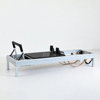Machine de Pilates Reformer en aluminium avec logo personnalisé pour la maison, la salle de sport et le studio – Lit d'exercice pour yoga et Pilates