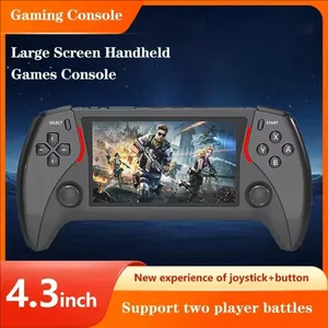 Console <span class=keywords><strong>de</strong></span> jeu portable rétro Q-HOME Project X Pro avec écran IPS, 15000 jeux, écran couleur IPS <span class=keywords><strong>de</strong></span> 4,3 pouces, système d'exploitation Linux, Arcade - Product Image 6