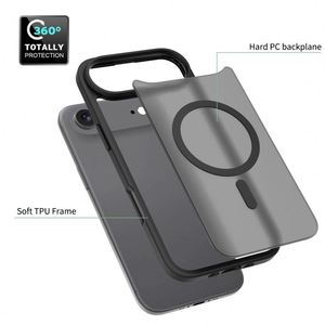 Custodia Magnetica di Lusso per iPhone 17 Air con Sensazione Pelle, Cover Personalizzata per iPhone 15 16 17 Pro Max - Product Image 2