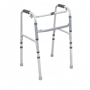 Déambulateur en aluminium réglable léger et pratique de haute qualité, tubes de jambe à dégagement rapide, personnes âgées, réadaptation moderne - Product Image 1