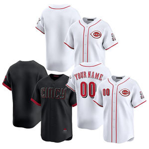 Camiseta Deportiva de Béisbol Cosida del Equipo Estadounidense de Cincinnati, Impresa, de Alta Calidad y Económica, al por Mayor - Product Image 1