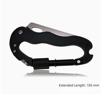 Vente en gros de mousquetons multi-outils 5 en 1, tournevis, ouvre-bouteille, couteau pour le camping