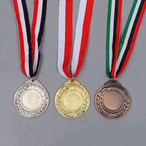 Custom Metal Zinc Alloy Wheat Sheaf Universal <b>Sports</b> Meeting Honor Professional Competition <b>Medal</b> - Product Image 2