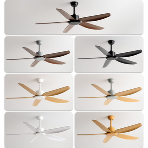 <b>Ceiling</b> <b>Fan</b> 56 Inch Dc Motor <b>Remote</b> <b>Control</b> Reversible Airflow For Living Room And Study - Product Image 3