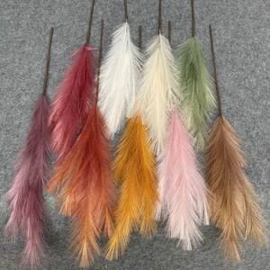 Pluma de Fénix de 7 Puntas, Rama Central con 7 Horquillas, Plumas de Seda de Pavo Real para Decoración de Bodas 2021, Guía de <span class=keywords><strong>Camino</strong></span> - Product Image 1