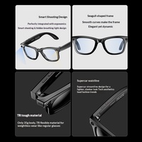 Nouvelles lunettes intelligentes pour usage extérieur, commande tactile, verres photochromiques monochromes, traduction, minutes de réunion, IA, questions et réponses, appels, lecture de musique