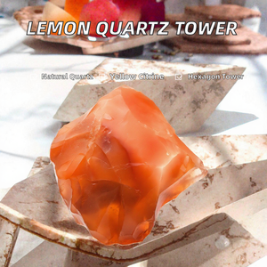 Carnelian poli, pierre brute, cristal rouge orangé, spécimen de pierre précieuse naturelle irrégulière - Product Image 2