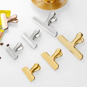 Clip à sac en métal pour cuisine, maison, bureau, fermeture hermétique, clips alimentaires en acier inoxydable, clip à chips avec logo personnalisé - Product Image 4