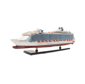 โมเดลเรือสำราญ Symphony of the Seas ของ GIA NHIEN รุ่นพรีเมียม ทำจากไม้แกะสลักและทาสีด้วยมือ สำหรับตกแต่งบ้านหรือสำนักงานสไตล์ทะเล - Product Image 1