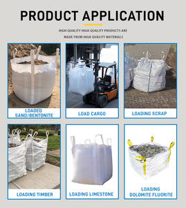 Grand sac FIBC d'occasion en vrac Conteneur en matériau PP respirant à fond plat à bas <span class=keywords><strong>prix</strong></span> pour poudre minérale Dolomite Gravel - Product Image 5