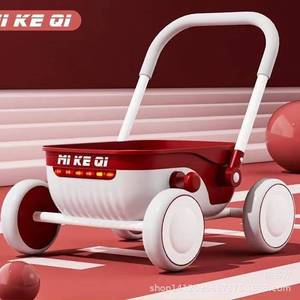 Mi Ke Qi Baby <b>Walker</b> With Music And Light 1-2 Years Old Toddler <b>Push</b> Cart For Learning To Walk Plastic Material 10kg Load - Product Image 1
