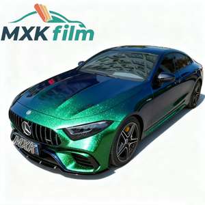 Vinilo Autoadhesivo para Envolver Automóviles, Color Verde Aurora Diamante Brillante, 1.52*17m, Accesorios Exteriores - Product Image 1