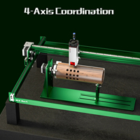 Máquina de grabado láser Industrial NEJE Max 4 E40 80W, nuevo plóter, 4 ejes