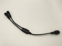 Kit Kabel Ekstensi Konektor Tahan Air IP68 2 in 1 Kabel Pembagi Bentuk Y untuk Strip Lampu RGB Luar Ruangan Govee DIY Retrofitting