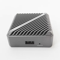 Carte de développement mini GGDX Radxa Gateway E20C avec double port LAN Gigabit et boîtier de refroidissement en aluminium