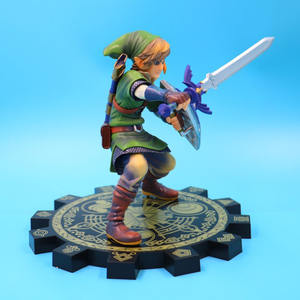 Haute Qualité 20cm Skysword Debout Posture Courageux Quatre Épéiste Lien Anime Chiffres Décoration Intérieure Poupée Modèle Cadeau - Product Image 2
