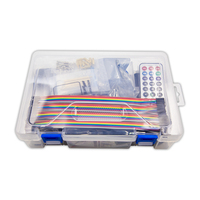 School Kids Stem Aprendizaje educativo DIY Juguete Programación Codificación E5-1 Smart Robot Turtle Car Starter Kits Set para Arduino UNO R3