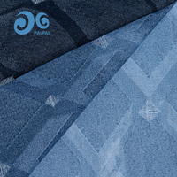 Tissu Denim Jacquard Géométrique Diamant 1024E Grand Losange Argyle Teint en Stock pour Garçons Filles Hommes Femmes Mode Moderne