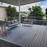Planches de terrasse en composite bois-plastique (WPC) pour terrasse extérieure