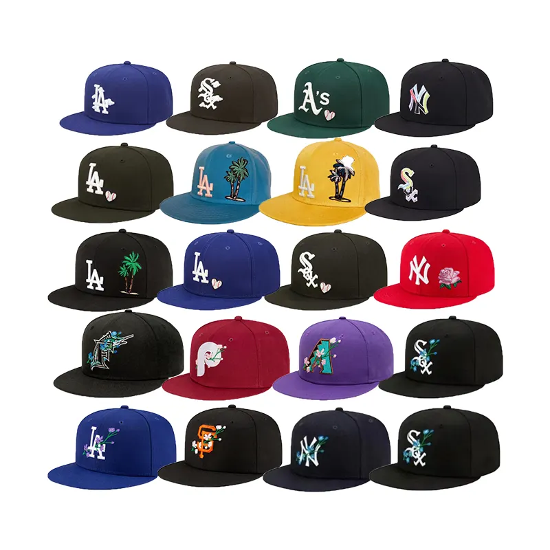 For Men Mbl Original De Beisbol Nfl Caps New Sports Era Cap vintage Gorras Al Por Mayor Flat Brim Fitted Hats Flex Fit Hat