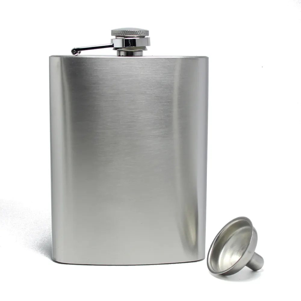 Flacon hydro Portable en acier inoxydable, bouilloire à vin, carafe de voyage en métal, Mini liqueur, de hanche, 8oz, 1 pièce