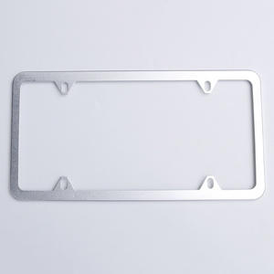 Marco <span class=keywords><strong>de</strong></span> Matrícula <span class=keywords><strong>de</strong></span> Aleación <span class=keywords><strong>de</strong></span> Aluminio, Soporte <span class=keywords><strong>de</strong></span> Placa <span class=keywords><strong>de</strong></span> Matrícula <span class=keywords><strong>de</strong></span> Vehículo <span class=keywords><strong>de</strong></span> Estilo Americano, Ajuste Universal para Placas <span class=keywords><strong>de</strong></span> Matrícula Estándar - Product Image 3